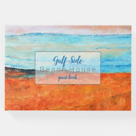 Beach Art Vacation Rental Guest Book Gästebuch