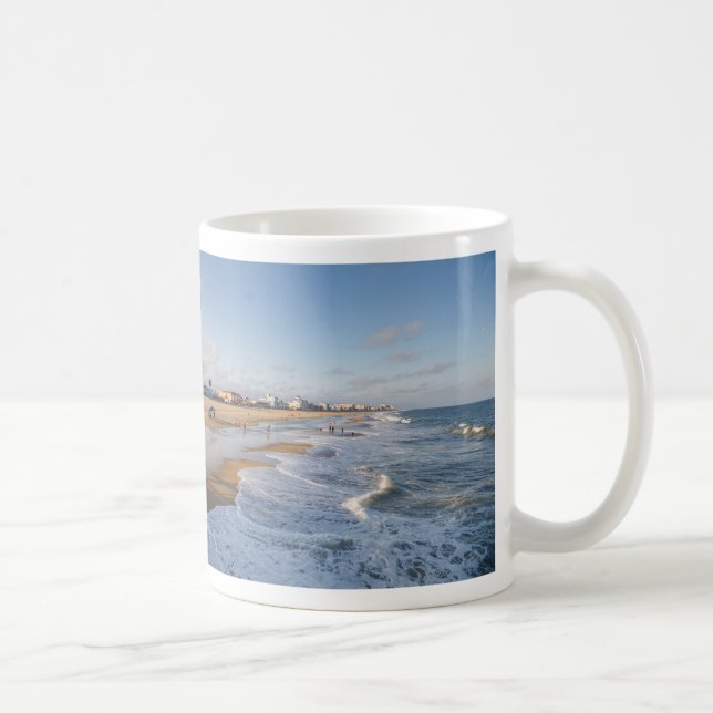 Beach at Ocean City, Maryland Kaffeetasse (Rechts)