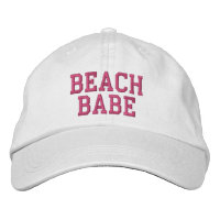 Beach Babe Girls Zitat Typografie Rosa Stickerei