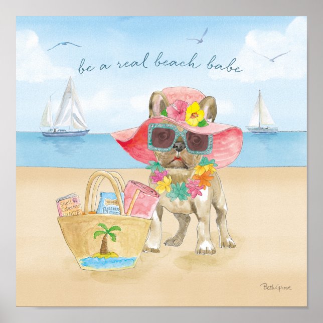 Beach Babe Poster (Vorne)