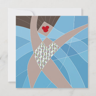 Beach Babe Swimsuit Model Fashion Illustration Karte