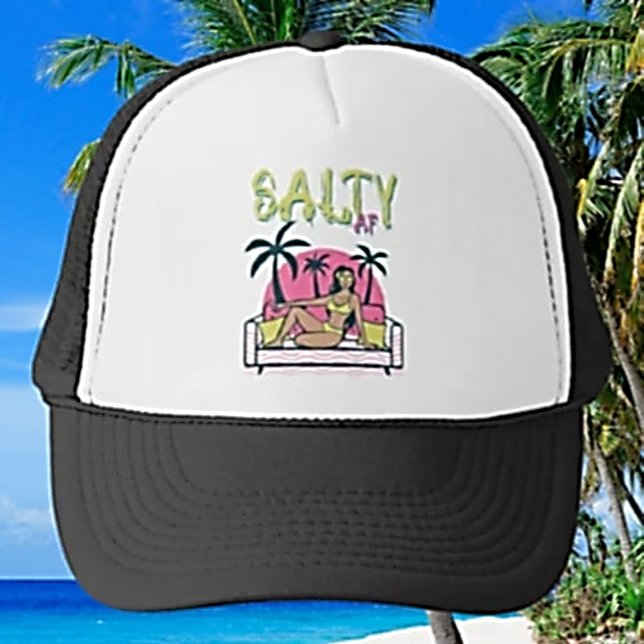 Beach Babe von Salty AF Truckerkappe (Von Creator hochgeladen)