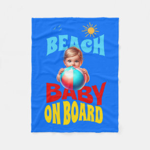 Beach Baby an Bord Fleecedecke