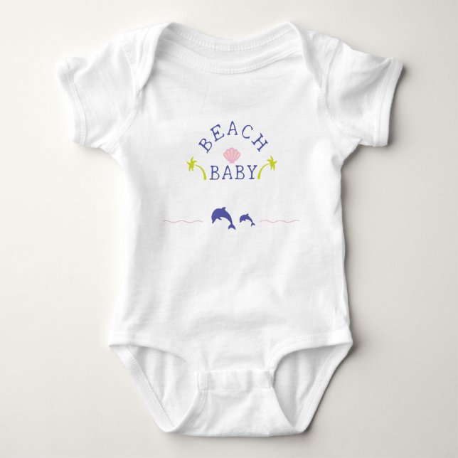 Beach Baby Baby Strampler (Vorderseite)