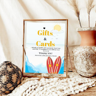 Beach Baby Card & Geschenk Vielen Dank Baby Dusche Poster