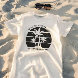 Beach Bachelor Party Island Hochzeiten Trauzeugen T-Shirt