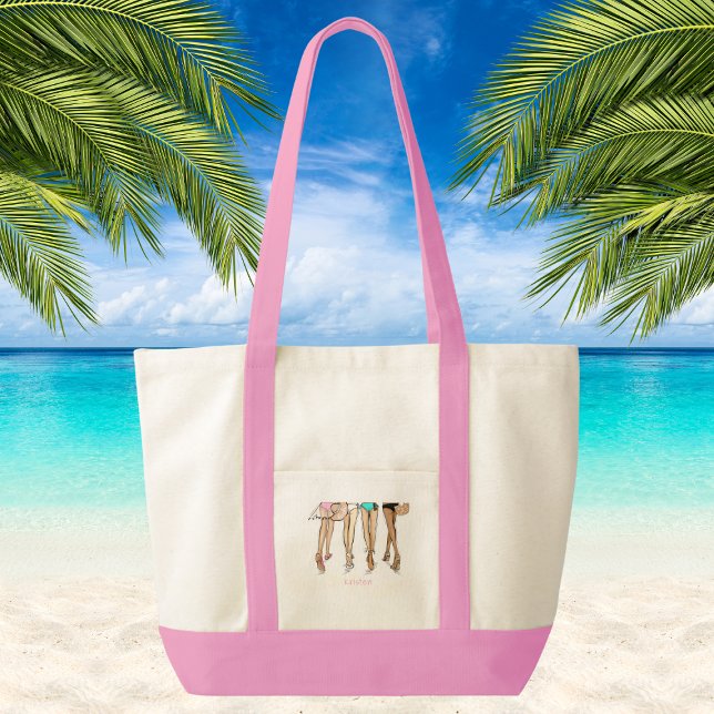 Beach Bachelorette Party Weekend Bride Squad Tragetasche (Von Creator hochgeladen)