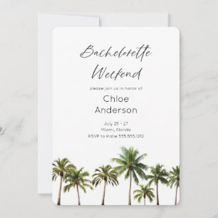 Beach Bachelorette Wochenende Bachelorette Einladu Einladung
