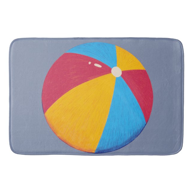 Beach Ball Bath Mat Badematte (Vorderseite)