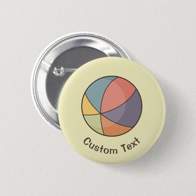 Beach Ball Button (Vorne & Hinten)
