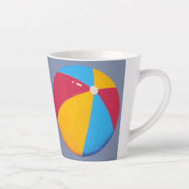 Beach Ball Latte Tasse