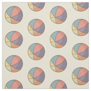 Beach Ball Pattern Stoff