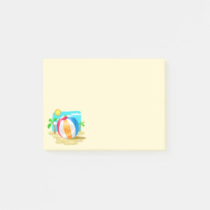 Beach Ball Post-it Klebezettel