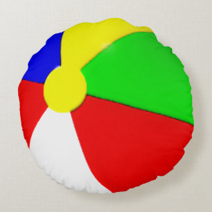 Beach Ball Rundes Kissen