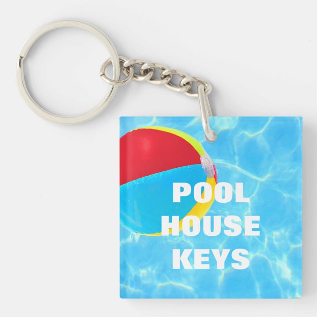 Beach Ball Schlüsselanhänger (Vorderseite)