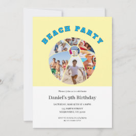 Beach Ball Shape Fotos Beach Party Einladung