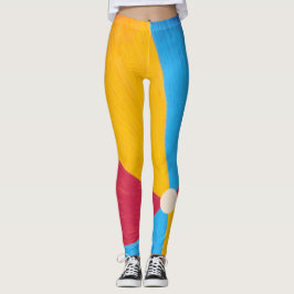 Beach Ball Slate Gray Leggings