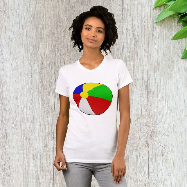 Beach Ball Womens T - Shirt (Von Creator hochgeladen)