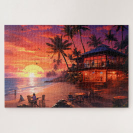 🌅 Beach Bar Sunset Puzzle
