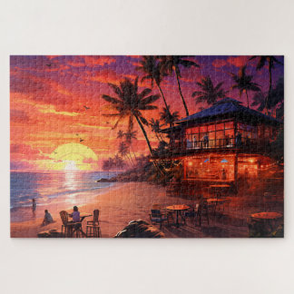 🌅 Beach Bar Sunset Puzzle