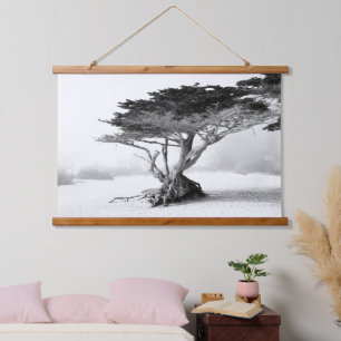 BEACH BAUM Holztäfelung Wandteppiche