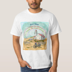 Beach Bike Lighthouse T-Shirt