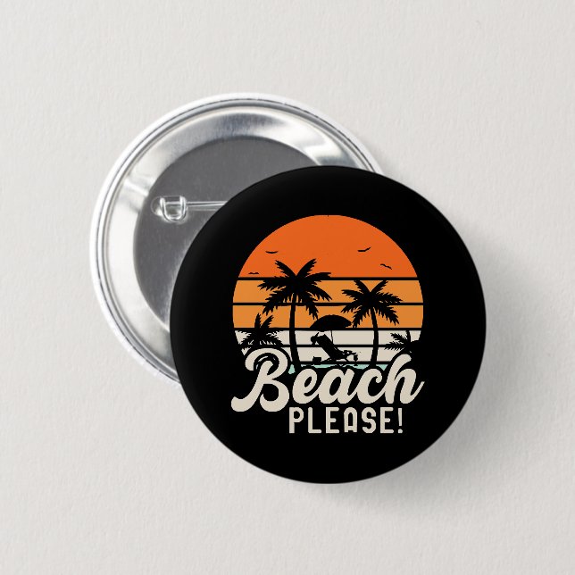 Beach bitte button (Vorne & Hinten)