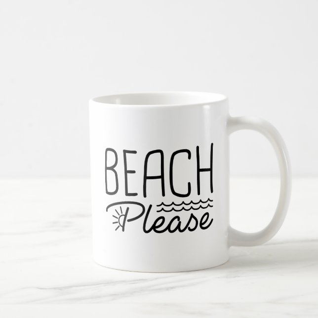 Beach bitte kaffeetasse (Rechts)