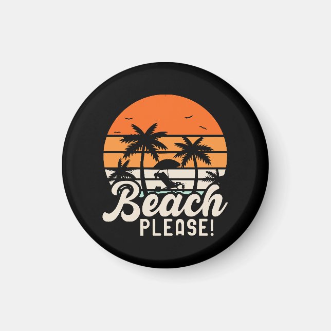 Beach bitte magnet (Vorne)