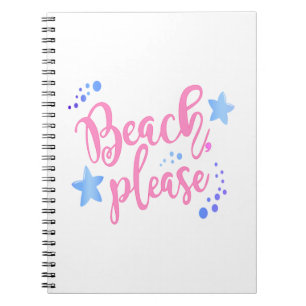 Beach bitte notizblock