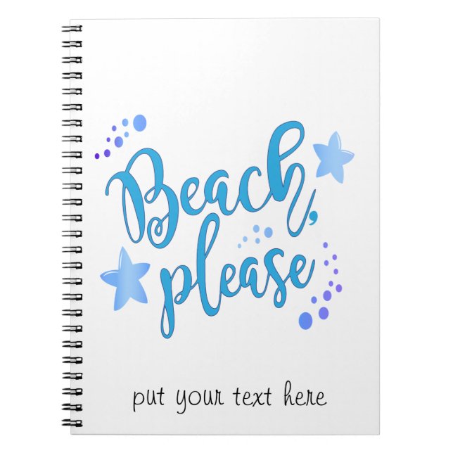 Beach bitte notizblock (Vorderseite)