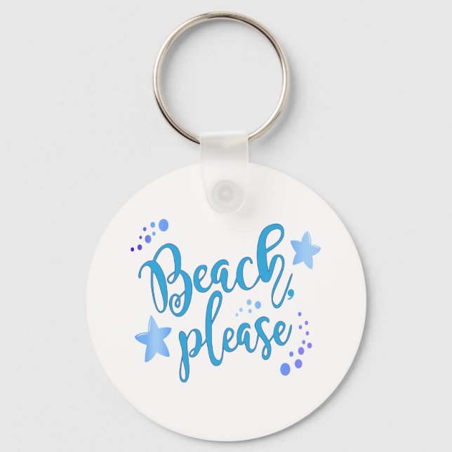 Beach bitte schlüsselanhänger (Vorderseite)