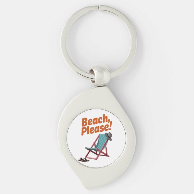 Beach bitte schlüsselanhänger (Vorderseite)