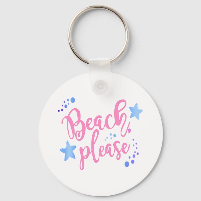 Beach bitte schlüsselanhänger (Vorderseite)