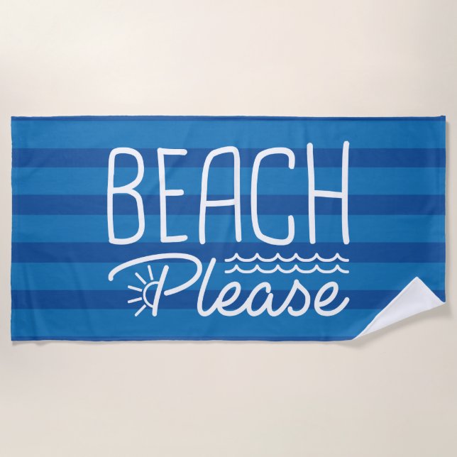 Beach bitte strandtuch (Vorderseite)