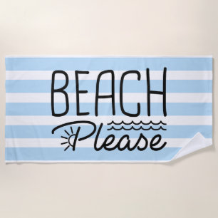 Beach bitte strandtuch