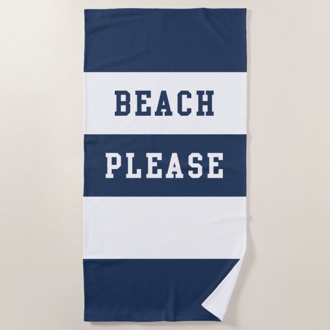 Beach bitte strandtuch (Vorderseite)