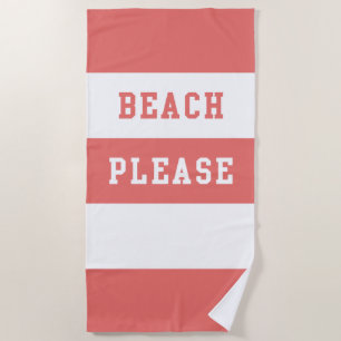 Beach bitte strandtuch
