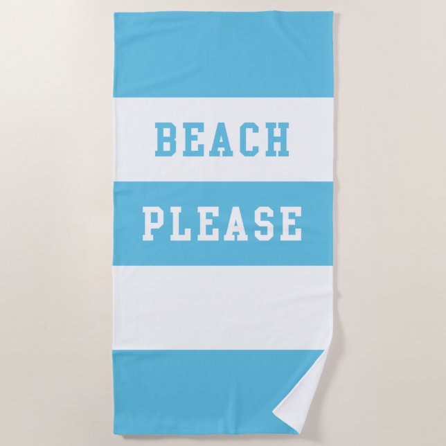 Beach bitte strandtuch (Vorderseite)