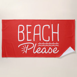 Beach bitte strandtuch