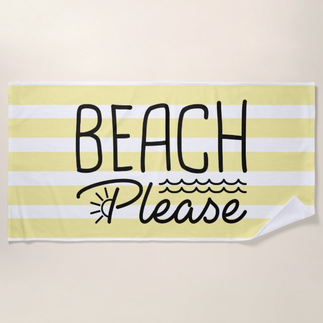 Beach bitte strandtuch (Vorderseite)