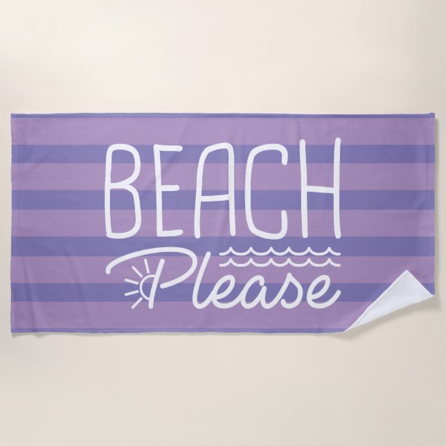 Beach bitte strandtuch (Vorderseite)