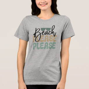 Beach bitte Tri-Blend shirt