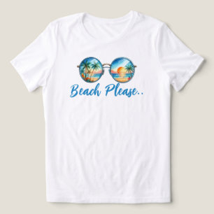 Beach bitte Tri-Blend shirt