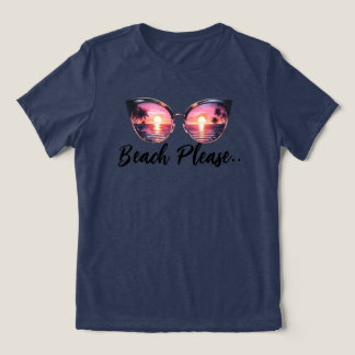 Beach bitte Tri-Blend shirt