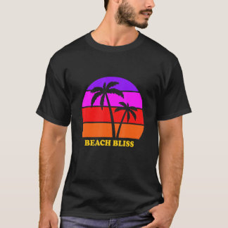 Beach Bliss Ferien Beach Sommer Vintager Strand T-Shirt