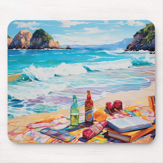 Beach Bliss Mousepad (Vorne)