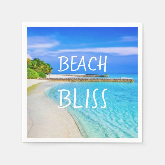 Beach Bliss Serviette (Vorderseite)