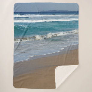 Beach Blue Ocean Waves Sherpadecke