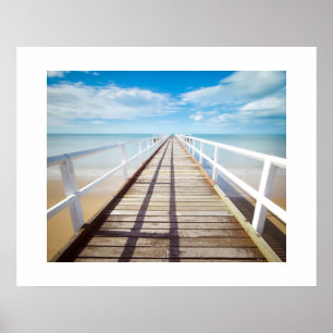 Beach Boardwalk Poster